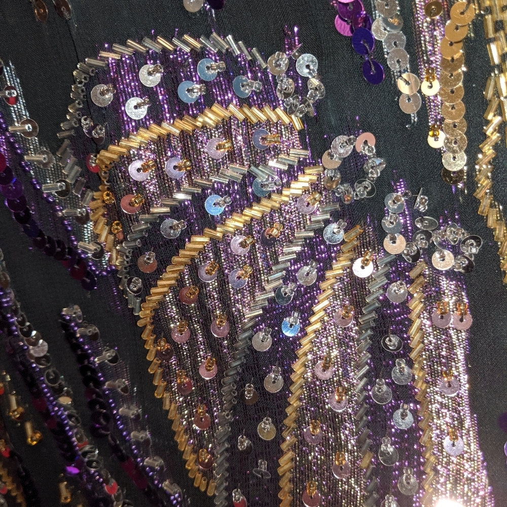 Beaded sequin jacket